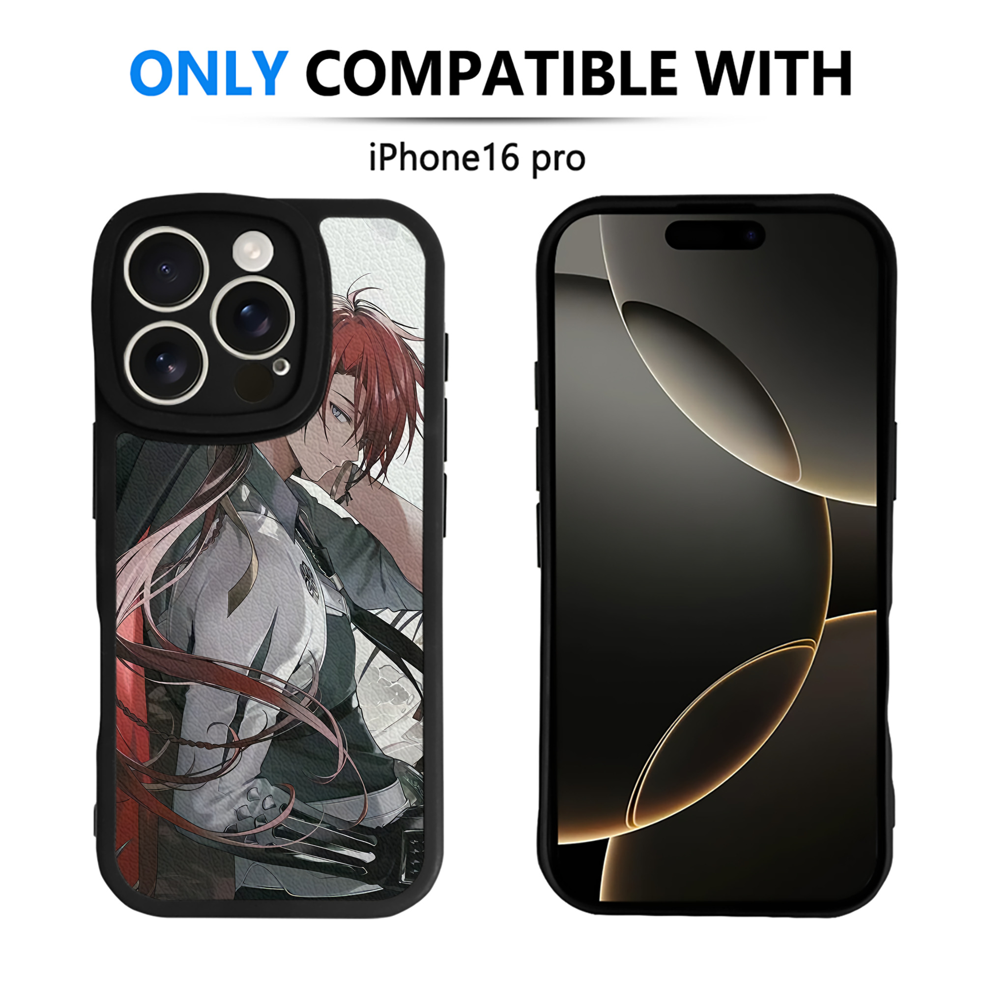 （画像用） 刀剣乱舞 Touken Ranbu 【iPhone 16シリーズ対応】シリコンスマホケース（レザー調） 材質：シリコン